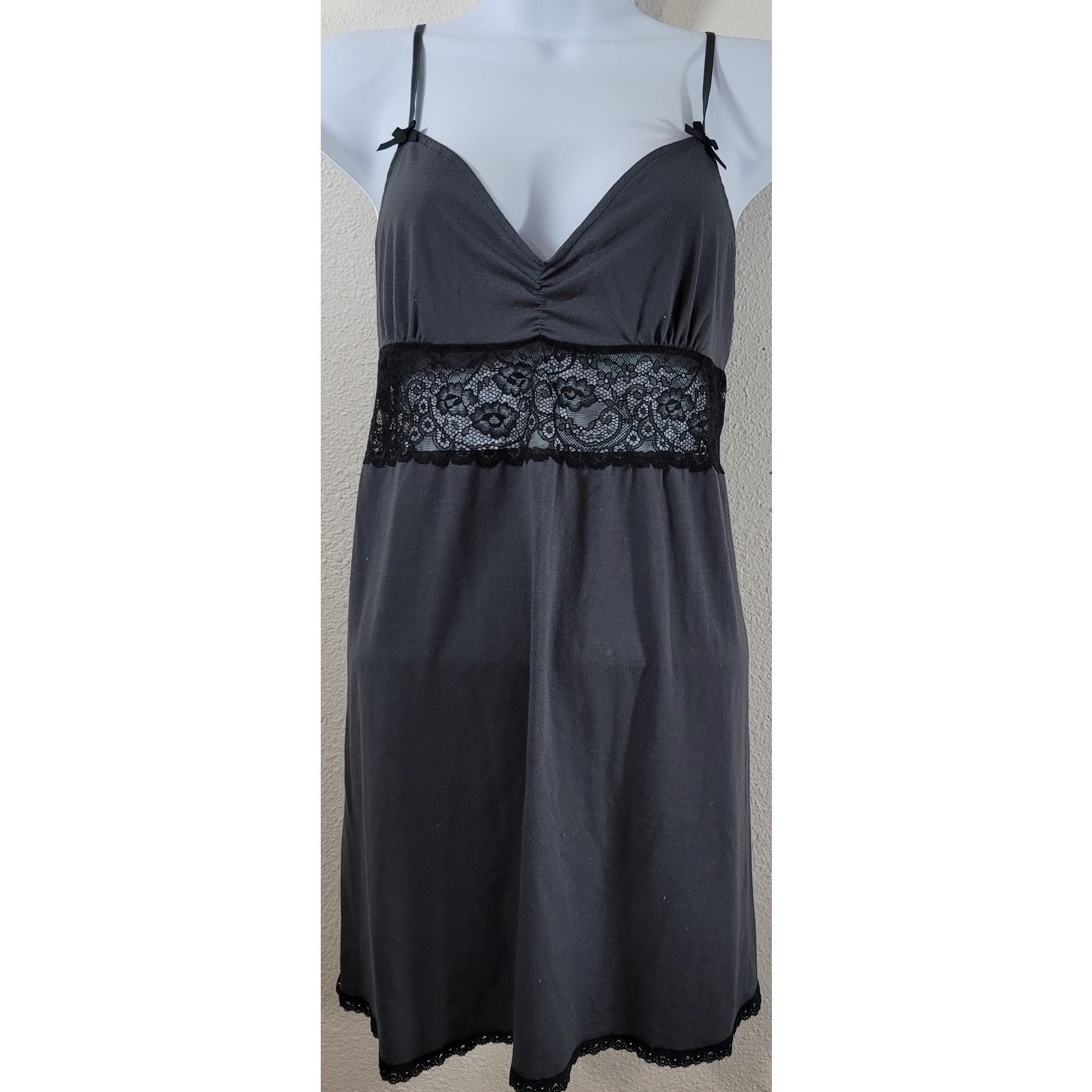 Other Gilligan & O'Malley Charcoal Spaghetti Strap Sleepwear Small Size S / US 4 / IT 40 - 1 Thumbnail