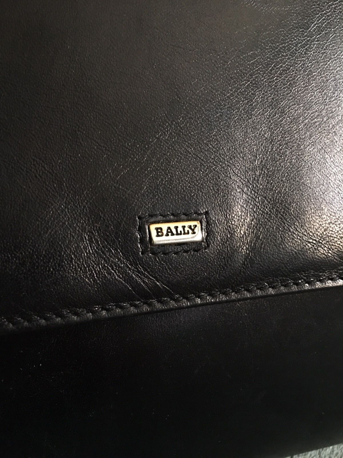 Bally BALLY Black Leather Vintage Shoulder Clutch Bag Size ONE SIZE - 3 Thumbnail