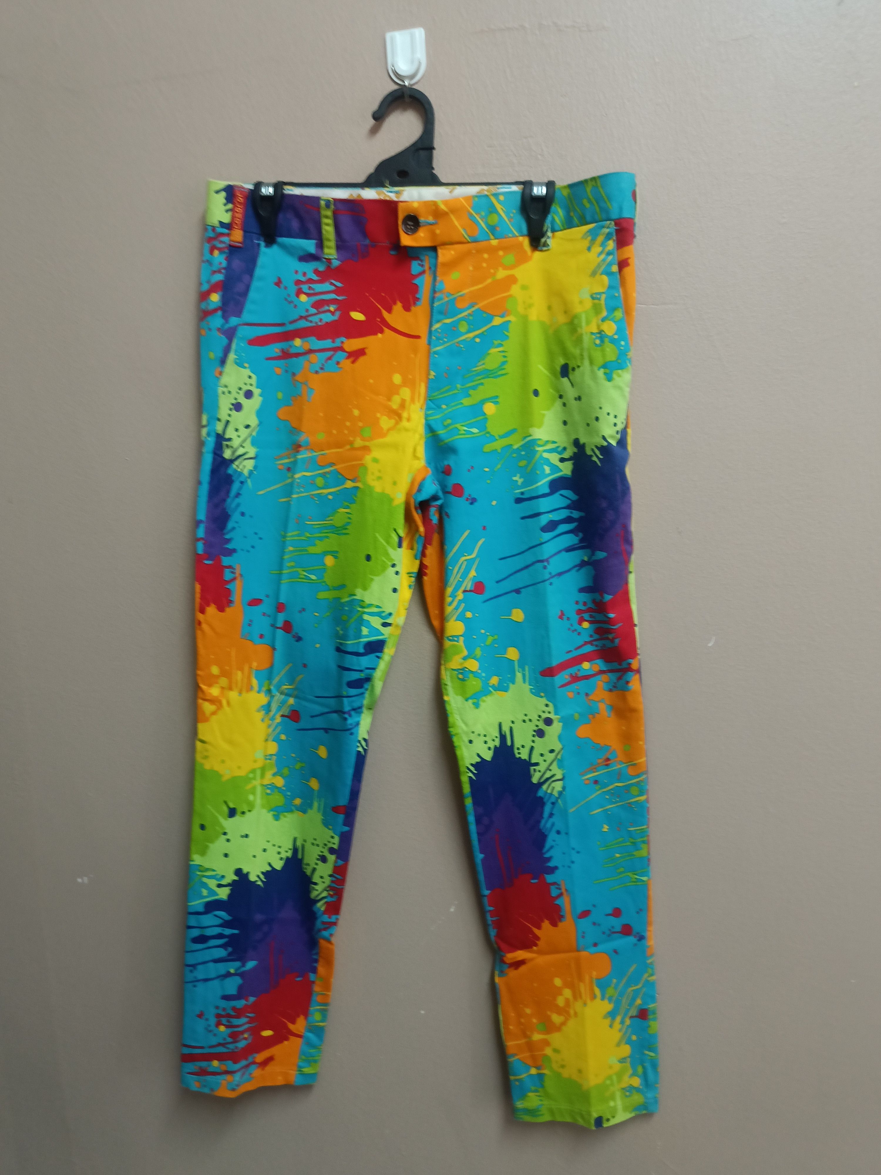 Japanese Brand Loudmouth Golf Paint Splatter pants Size US 34 / EU 50 - 1 Thumbnail