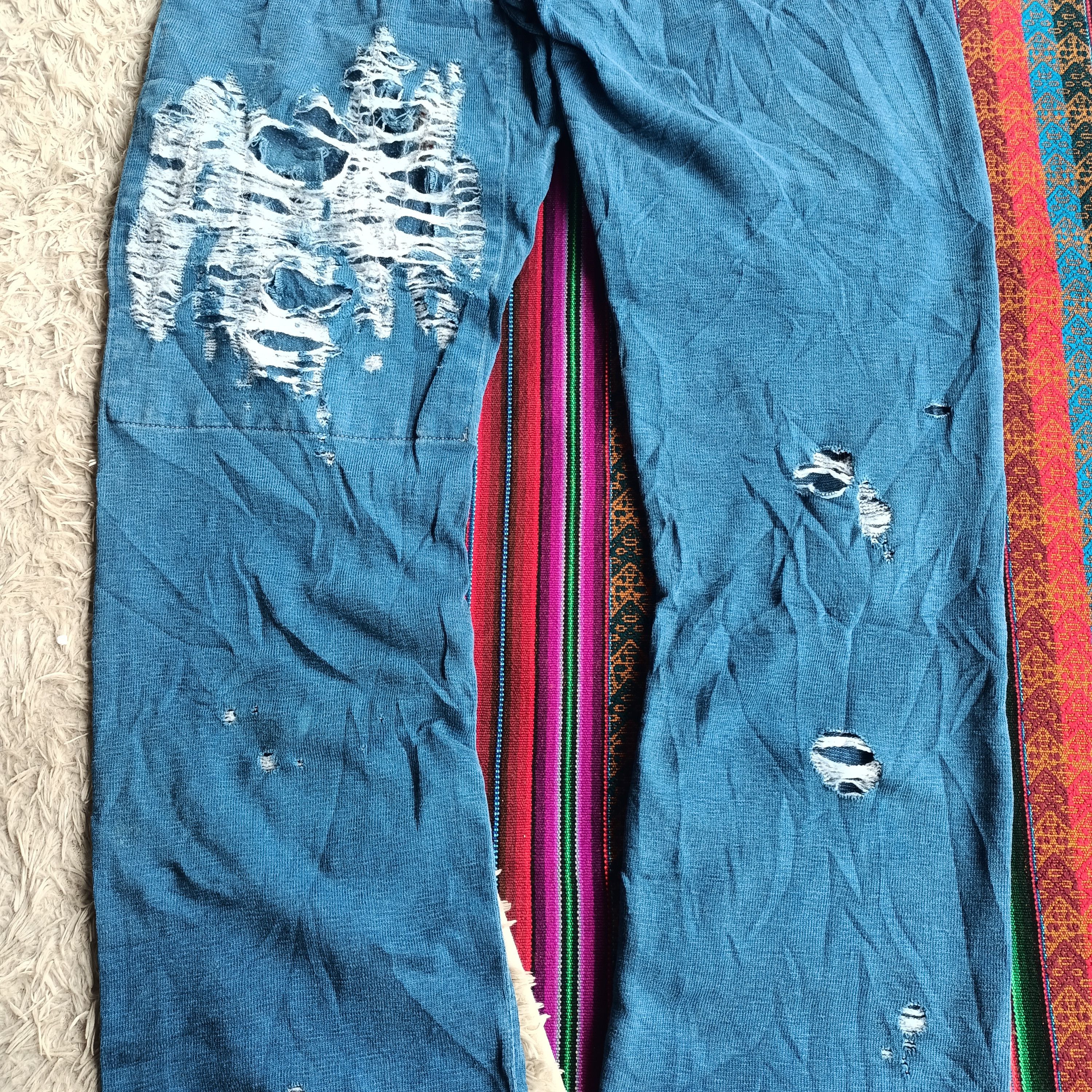 TALKING ABOUT THE ABSTRACTION Talking About The Abstraction buckle back ripped pants Size US 31 - 14 Thumbnail