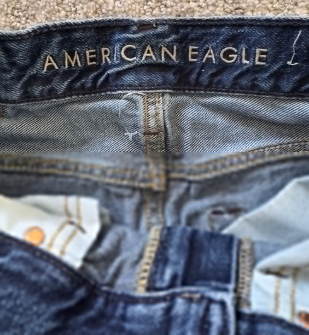 American Eagle Outfitters American Eagle Straight Jeans - Medium Wash, 28x30 Size US 28 / EU 44 - 5 Thumbnail
