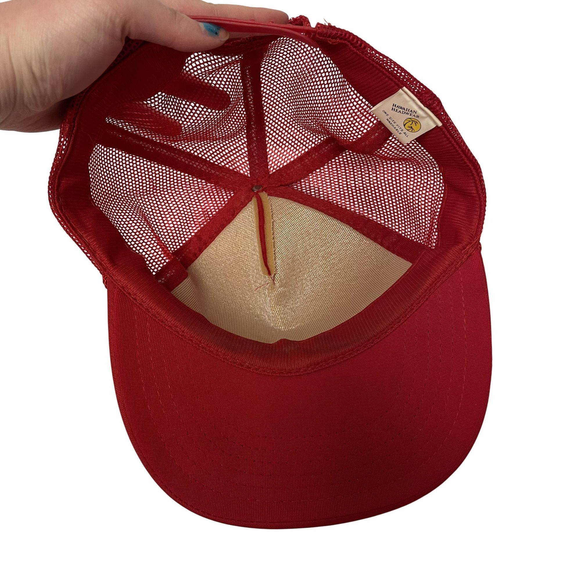 Other Vtg Hawaiian Headwear Mesh TRUCKER Hat SUCK EM Up Hawaii Cap Size ONE SIZE - 5 Thumbnail
