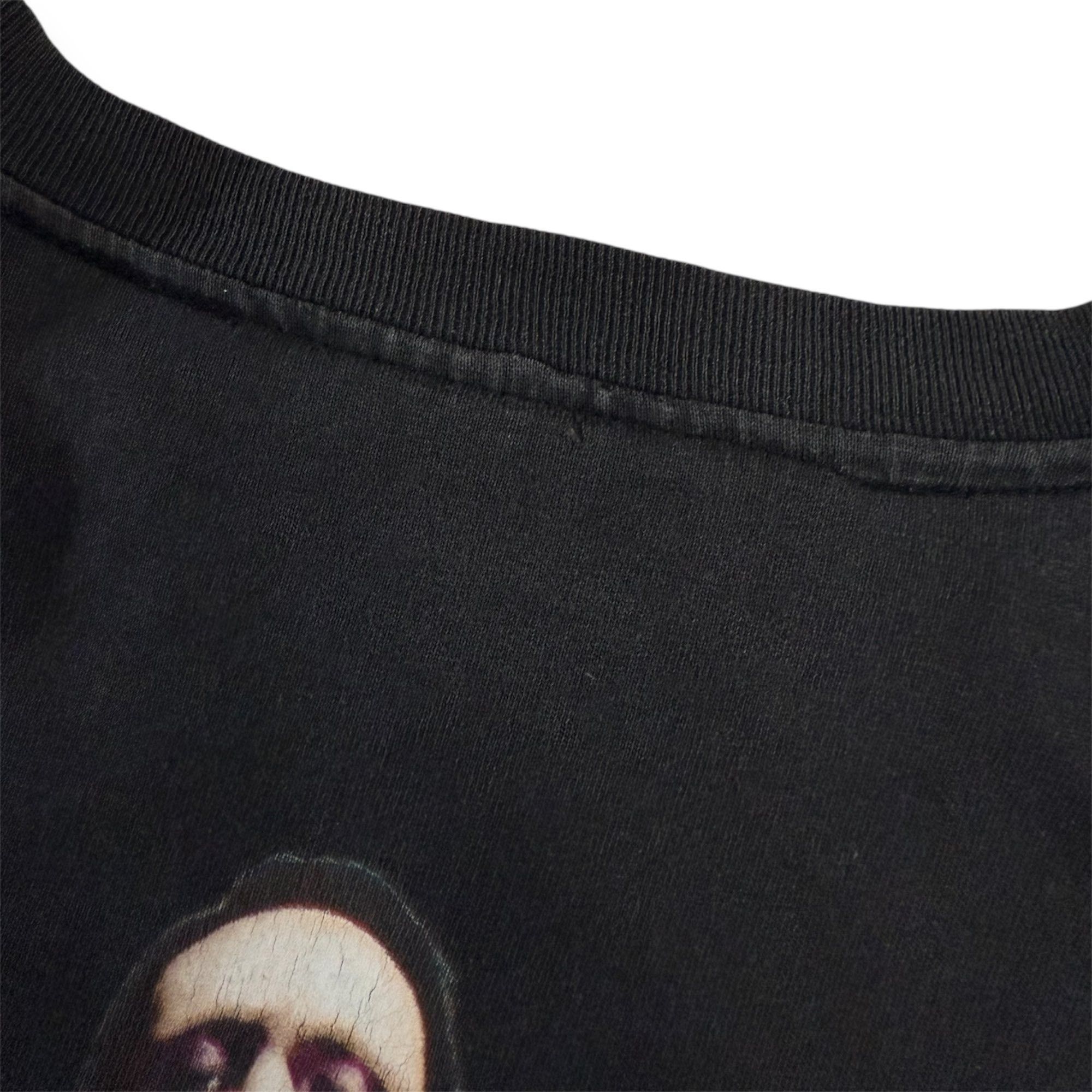 Marilyn Manson × Vintage Vintage 90s Marilyn Manson Hello My Name Is Band T-Shirt Size US M / EU 48-50 / 2 - 6 Thumbnail