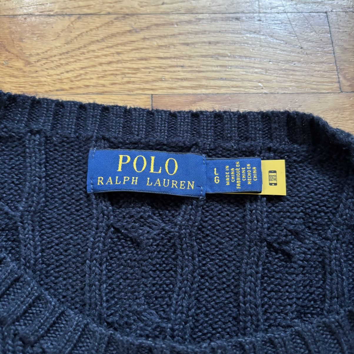 Ralph Lauren Ralph Lauren Navy Knit Sweater Size US L / EU 52-54 / 3 - 3 Thumbnail