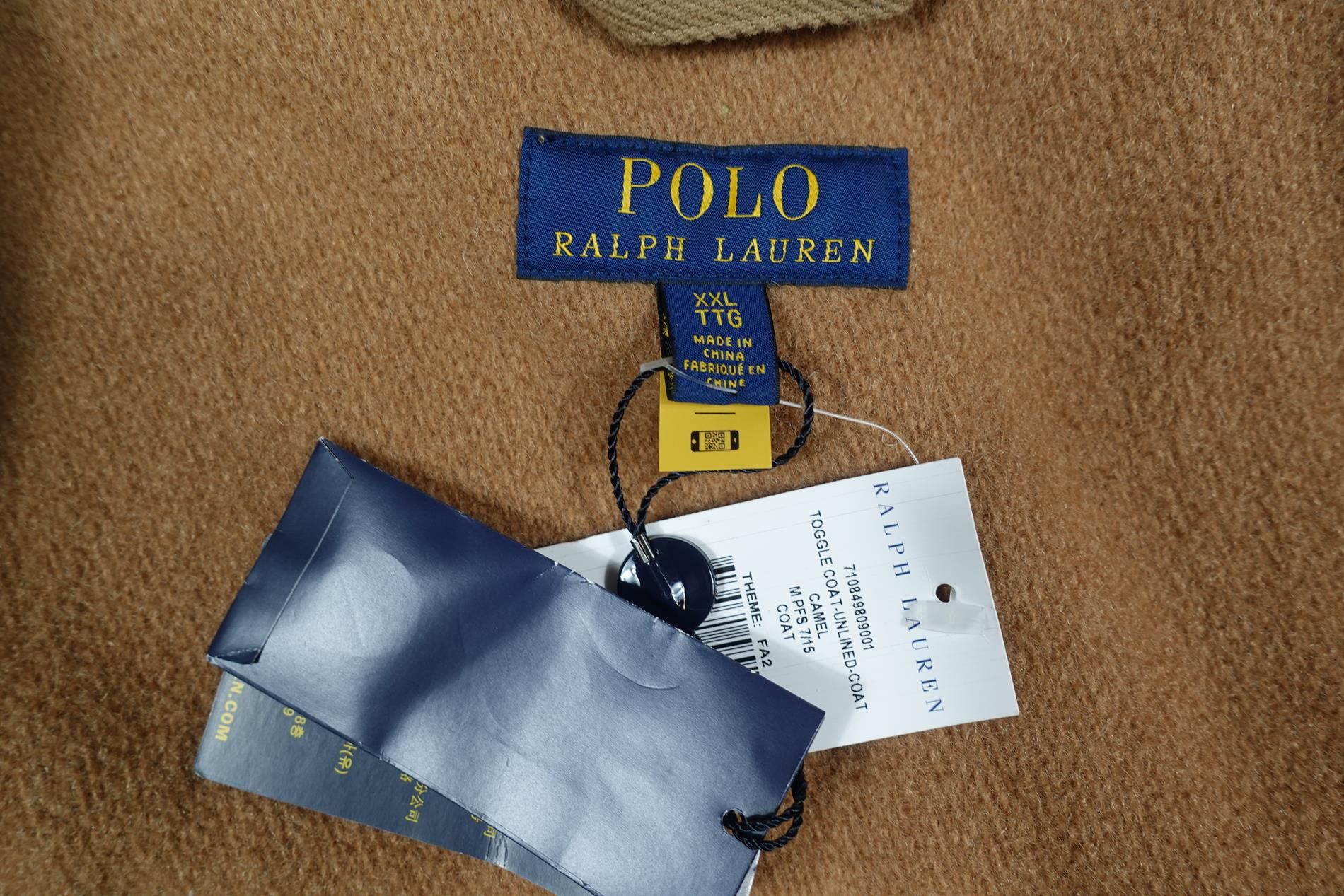 Polo Ralph Lauren Polo Ralph Lauren Duffel Coat Jacket Hooded Camel NWT XXL Size US XXL / EU 58 / 5 - 4 Thumbnail