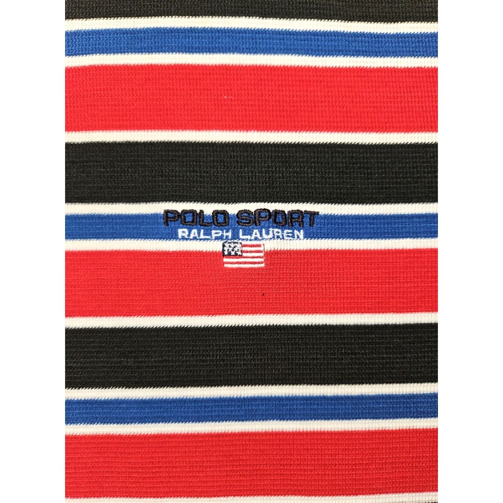 Vintage VINTAGE Polo Sport Polo XL Men's Short Sleeve Striped 90s Embroidered Polo Shirt Size US XL / EU 56 / 4 - 5 Thumbnail