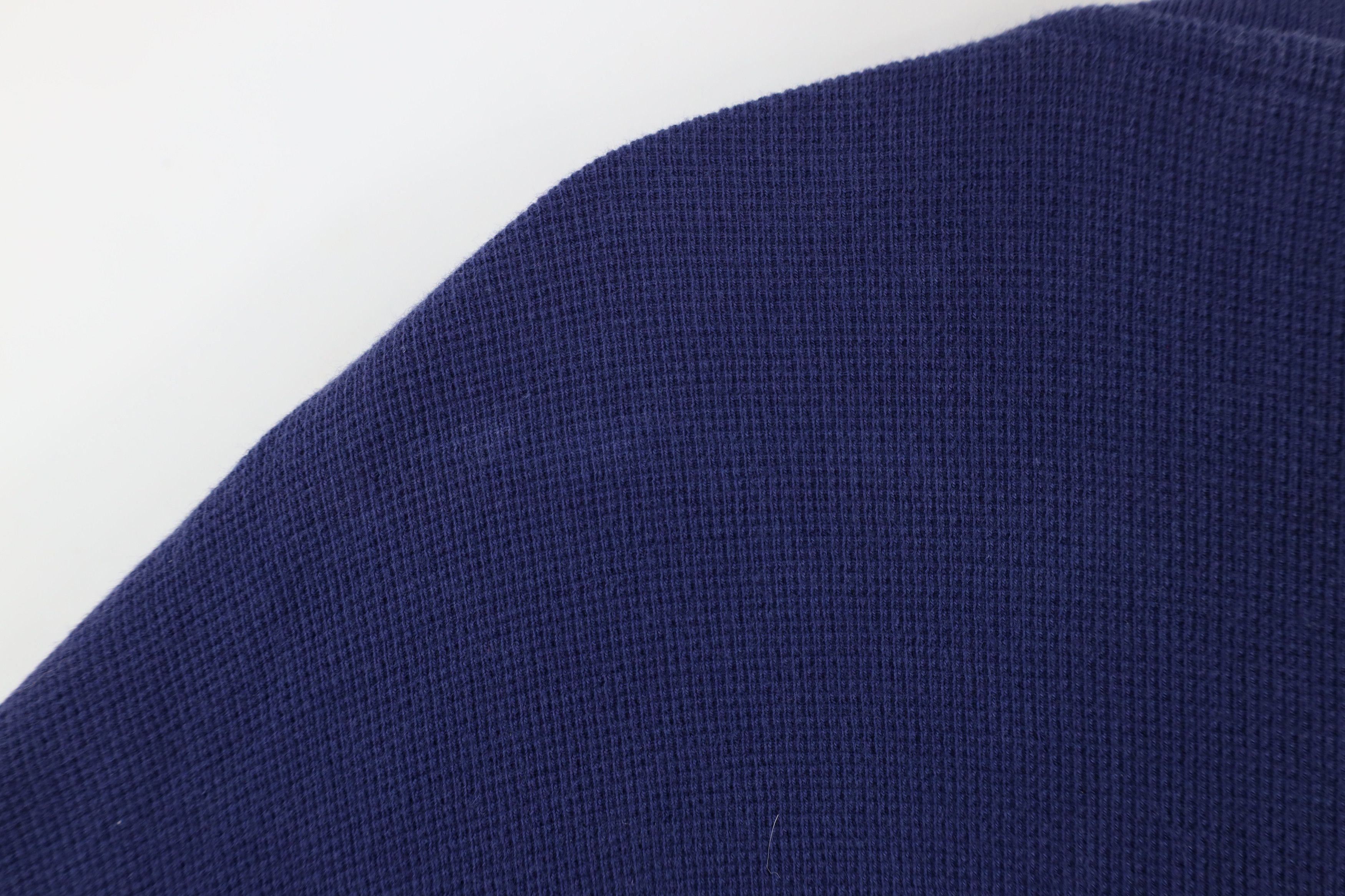 Eddie Bauer × Vintage Vintage 90s Eddie Bauer Thermal Waffle Knit Henley T-Shirt Size US XXL / EU 58 / 5 - 9 Thumbnail