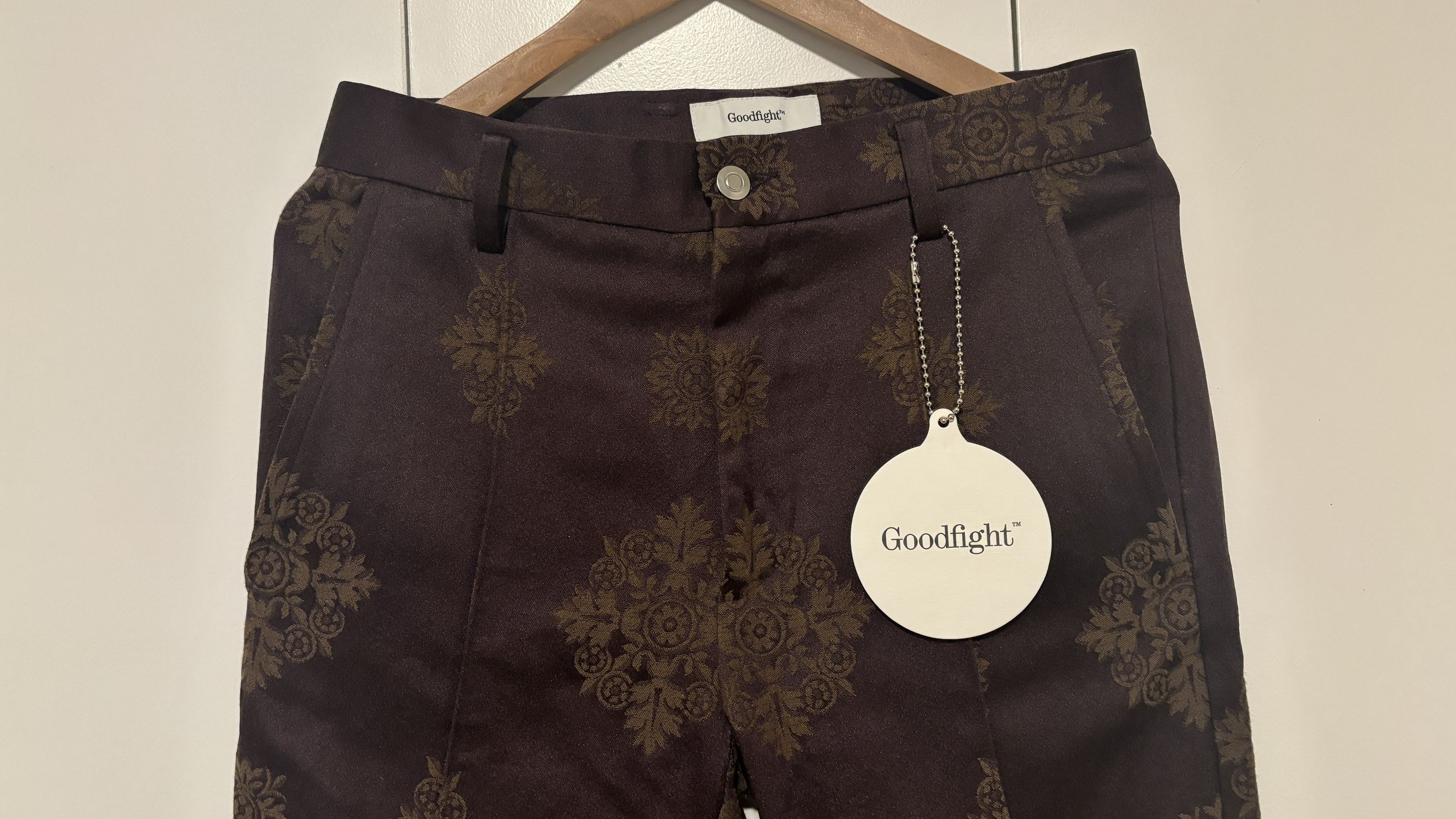Goodfight $770 BNWT Jacquard Print Tailored Cropped Trousers/ Pants Size US 30 / EU 46 - 4 Thumbnail