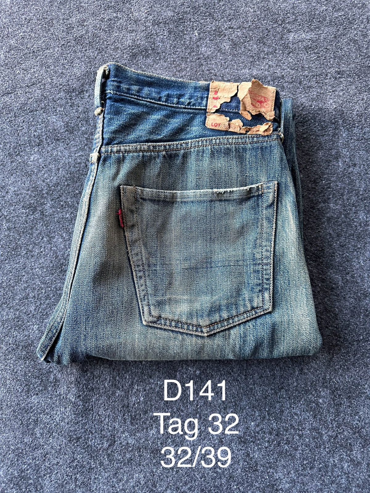 Vintage Smith’s Worn Distressed Rare Denim D141