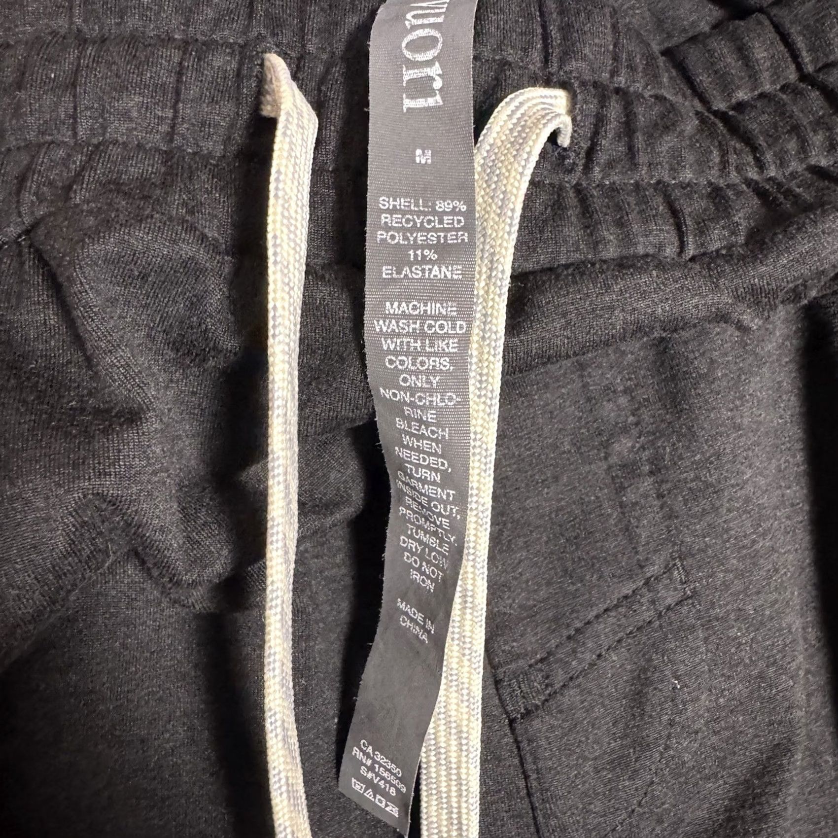 Vuori Vuori Ponto Performance Lounge Pants Men’s M Charcoal Heather V418 Jogger Pockets Elastic Waist 30in Inseam Athletic Casual Size US 31 - 6 Thumbnail