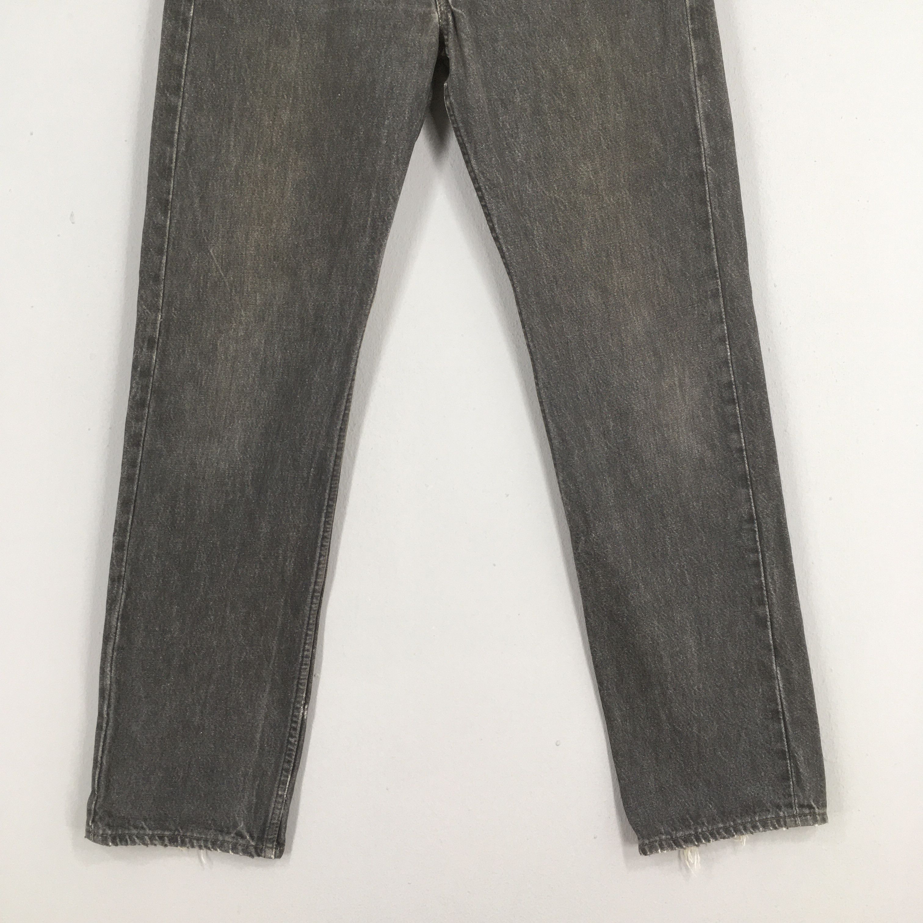 Levi's Size 29x30 Vintage 90s Levi's 501 Faded Black Jeans S277 Size US 29 - 3 Thumbnail