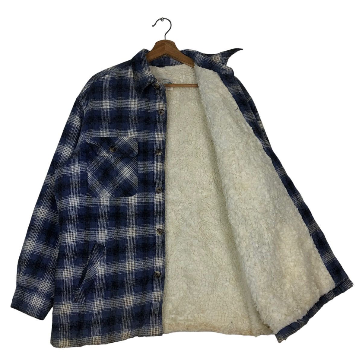 Flannel 🔥VINTAGE WOOL FLANNEL JACKET TARTAN DESIGN RALPH ETON Size US M / EU 48-50 / 2 - 11 Thumbnail