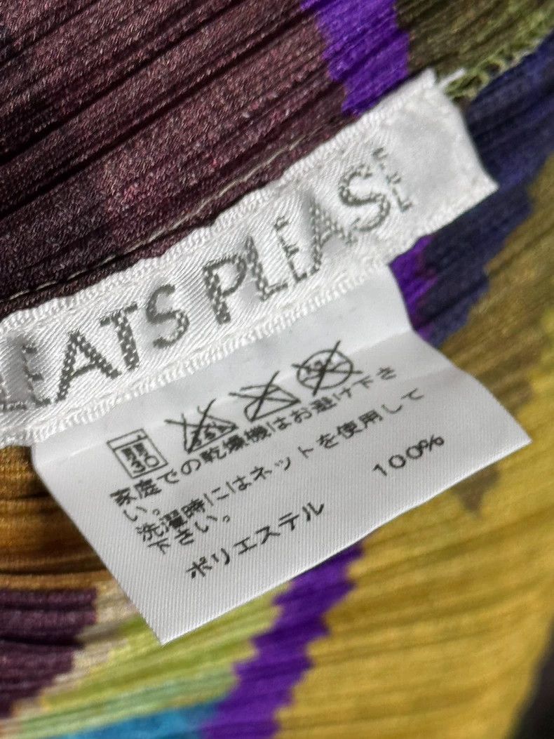 Issey Miyake Issey Miyake size:3 Yellow and purple geometric diamond-sh Size XS / US 0-2 / IT 36-38 - 4 Thumbnail