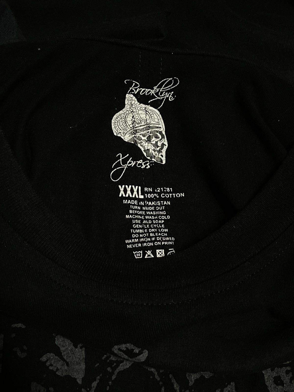 Affliction Vintage Japan Designer Xpress Skull Big Head Faded Tee Size US XXL / EU 58 / 5 - 10 Thumbnail