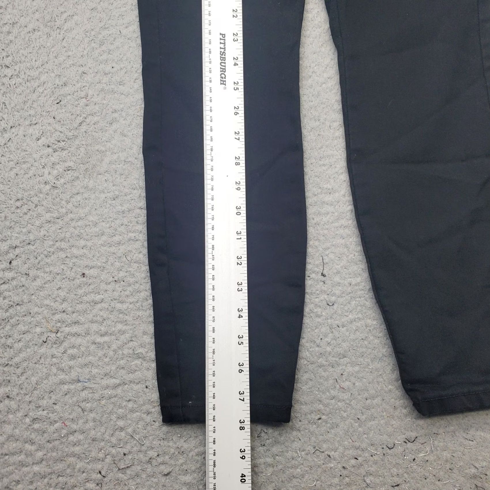 Denime New York Laundry Jeans Womens Size 5 Black Denim Cotton Flat Front Stretch Skinny Leg Jeans Size 27" / US 4 / IT 40 - 3 Thumbnail