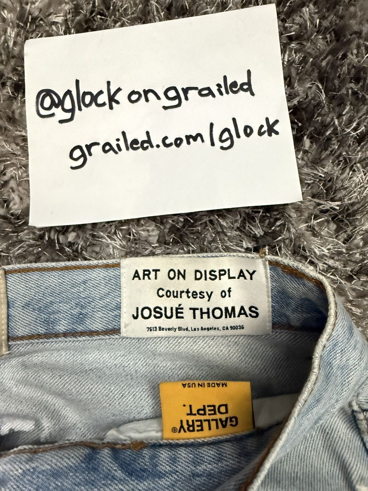 Gallery Dept. Gallery Dept Super Flooded G Patch Levi’s Denim Size 31x34 Size US 31 - 15 Thumbnail