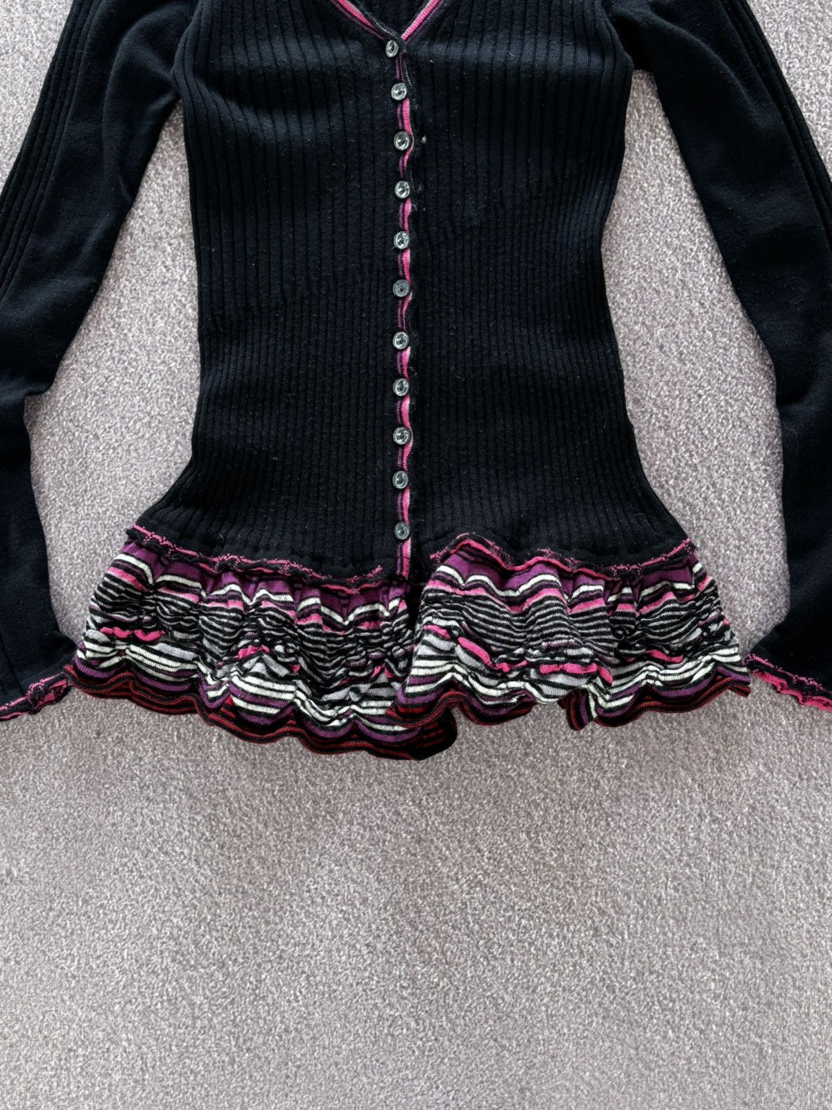 Marithe + Francois Girbaud Vintage Marithe Francois Girbaud Luxury Button Up Cardigan Size S / US 4 / IT 40 - 3 Thumbnail