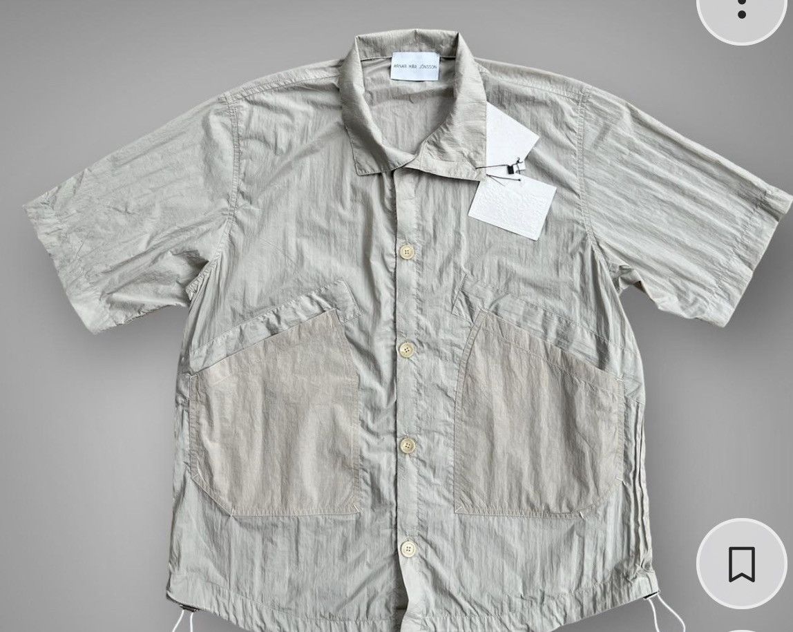 Arnar Mar Jonsson Skyn Panelled Boxy Shirt | Grailed