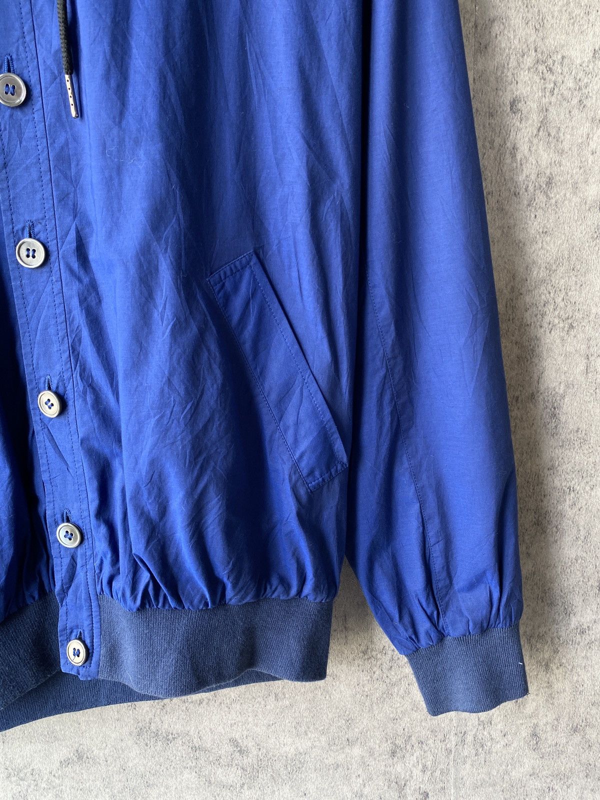A.P.C. A.P.C Japan Button Hoodie Blue Jacket Size US M / EU 48-50 / 2 - 6 Thumbnail