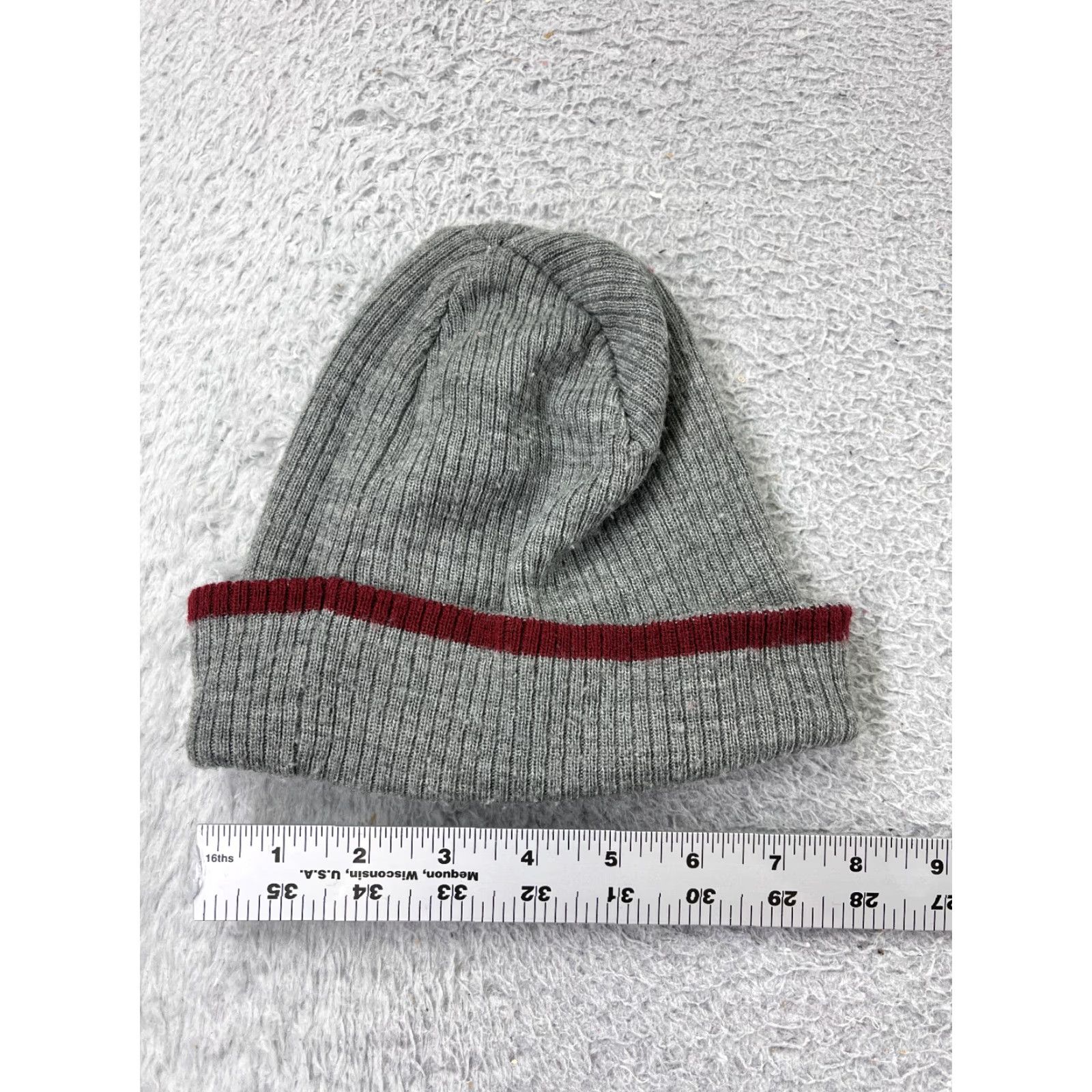 Gap GAP Beanie Hat Adult One Size Dark Heather Gray Knit Acrylic Ski Casual Unisex Size ONE SIZE - 3 Thumbnail