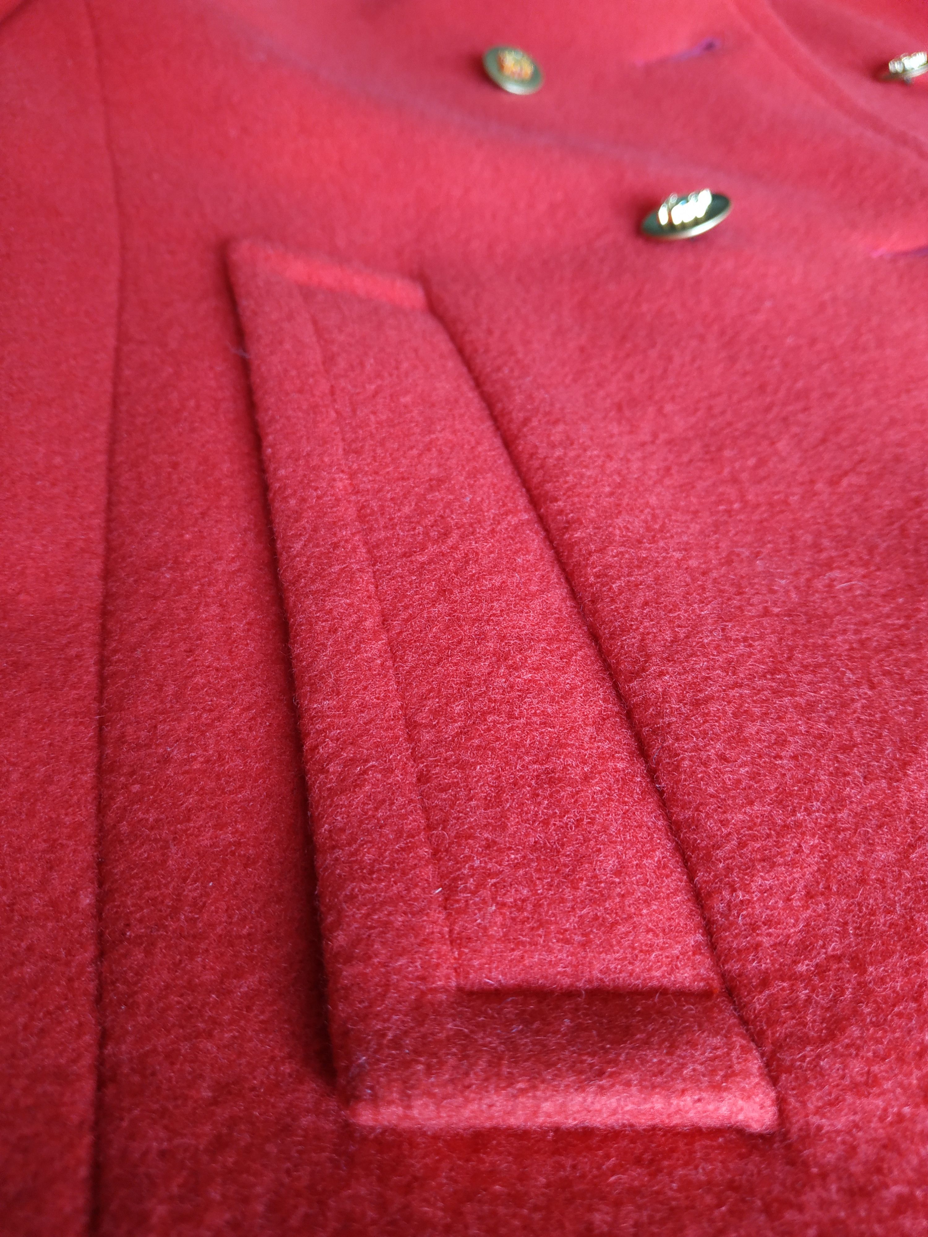 Aquascutum AQUASCUTUM Women's Vintage 90's Midi Wool Coat, SMALL Size S / US 4 / IT 40 - 5 Thumbnail