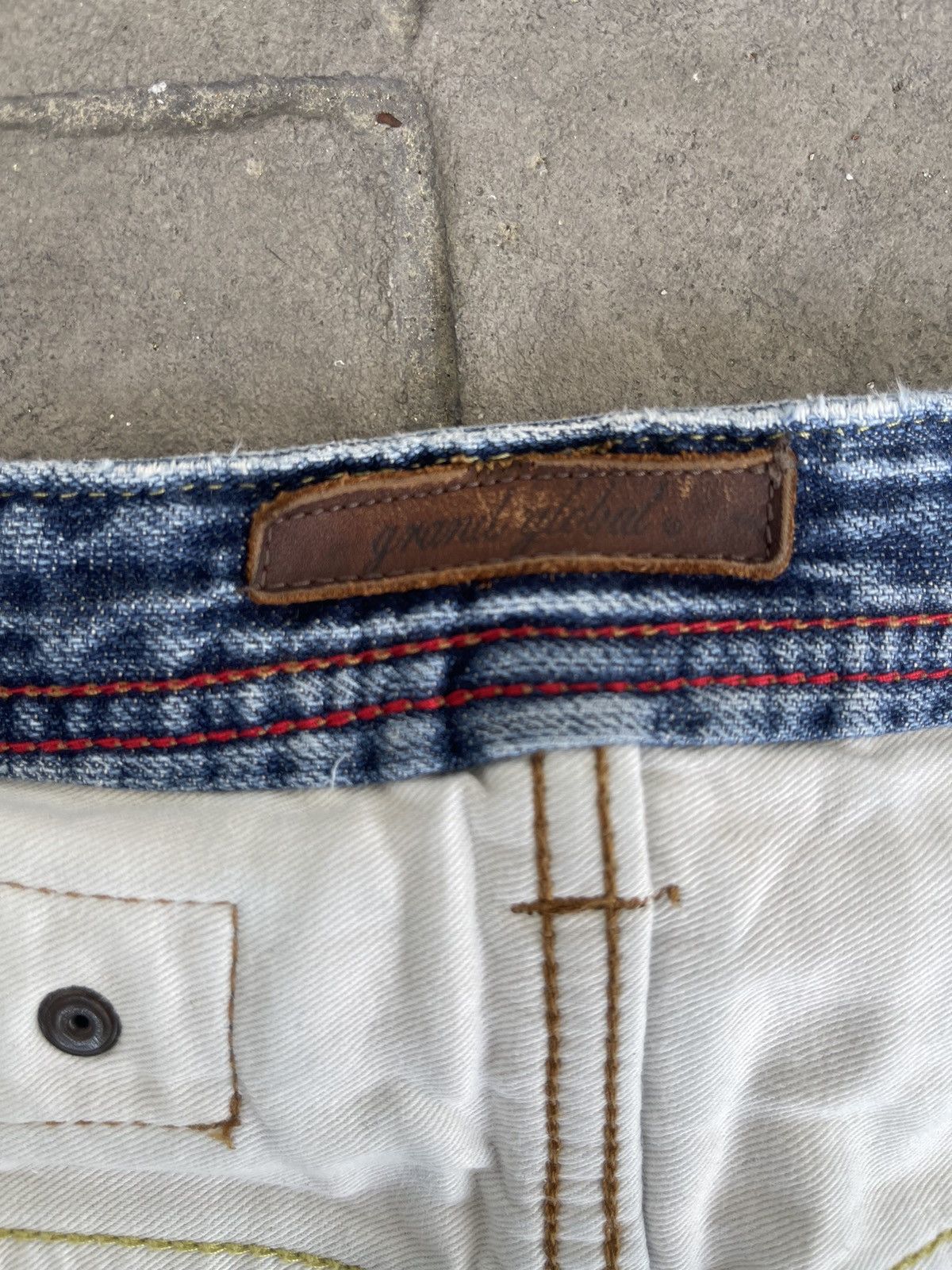 Japanese Brand JAPAN MADE Grand Global Okayama Denim Selvedge Buckle Back Size US 29 - 7 Thumbnail
