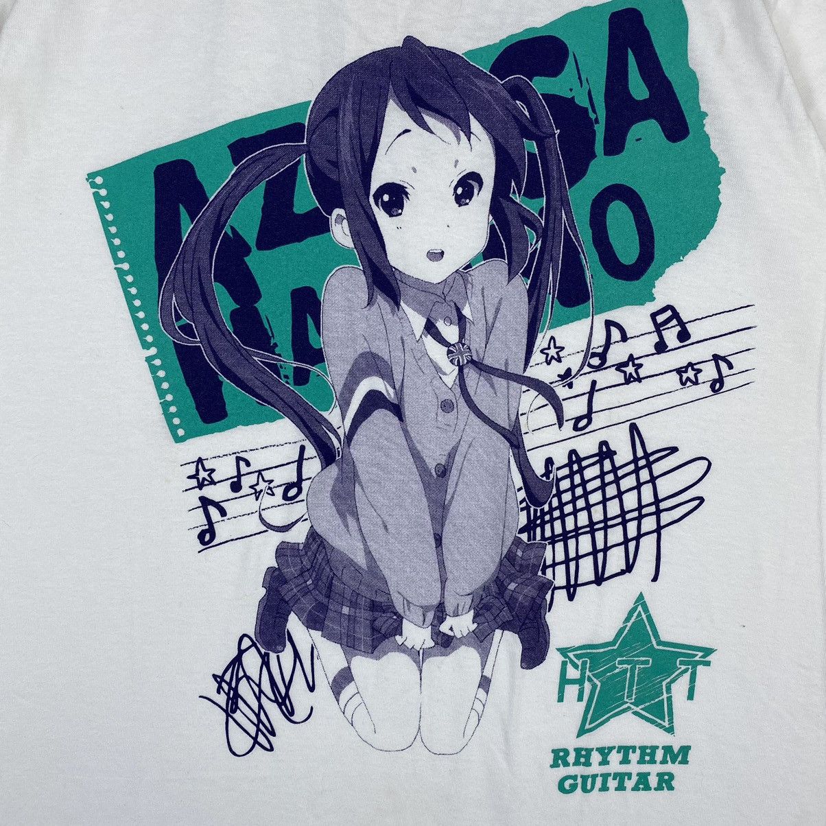 Anime × Vintage Vintage K-ON AZUSA NAKANO Anime Manga Graphic Cospa Tee Size US M / EU 48-50 / 2 - 3 Thumbnail