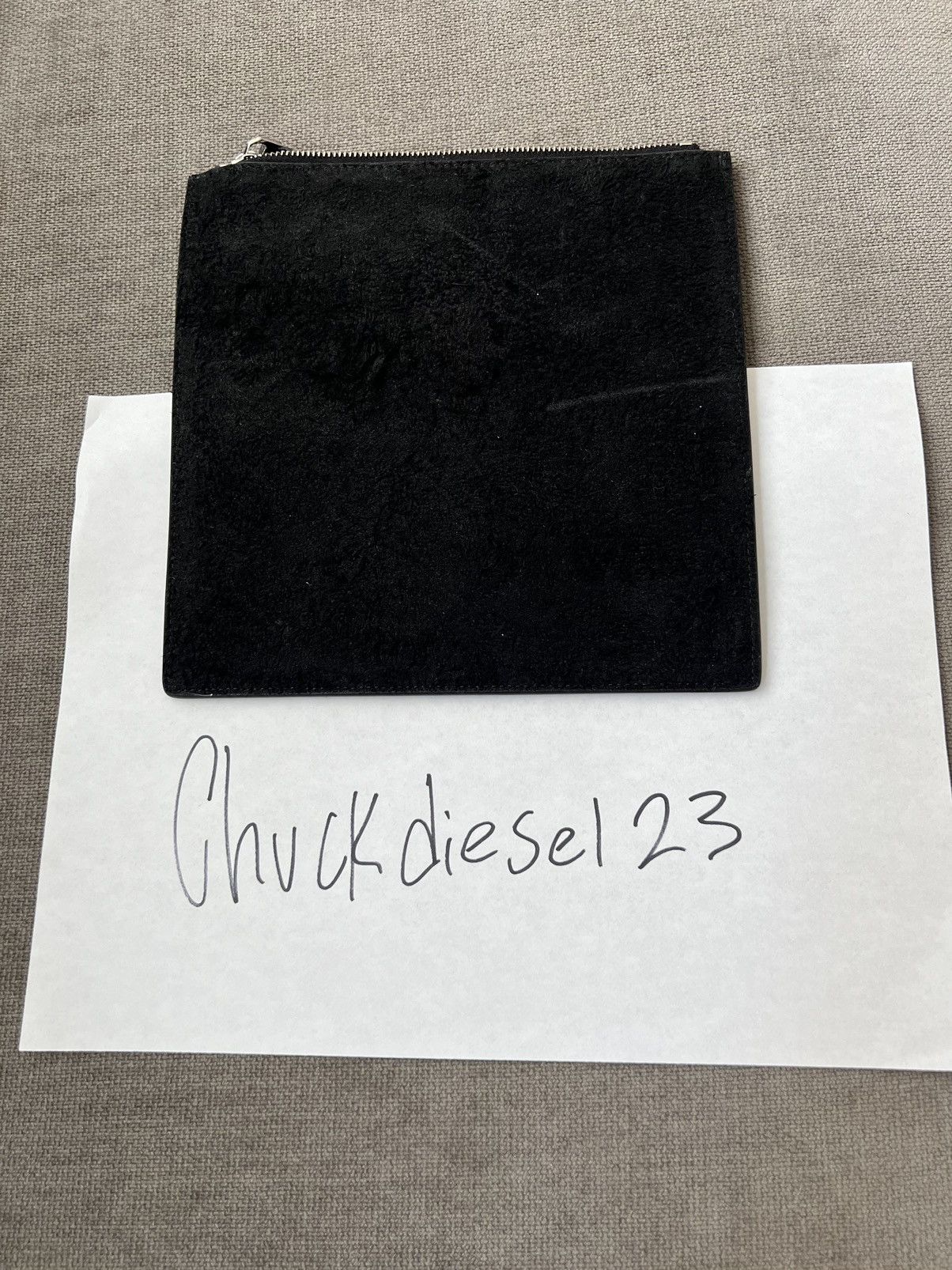 Givenchy Givenchy Black Suede Pouch Size ONE SIZE - 2 Thumbnail