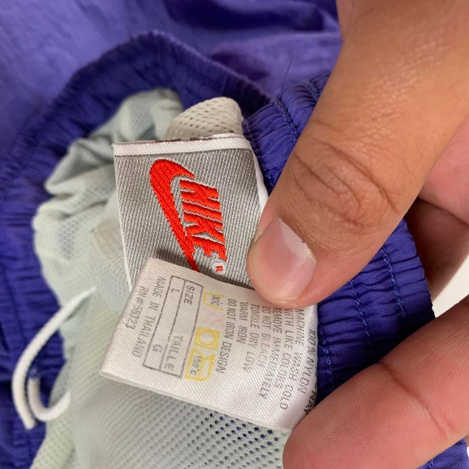 Nike Vintage Nike Shorts/ Trunks in Purple & Green Size US 36 / EU 52 - 4 Thumbnail