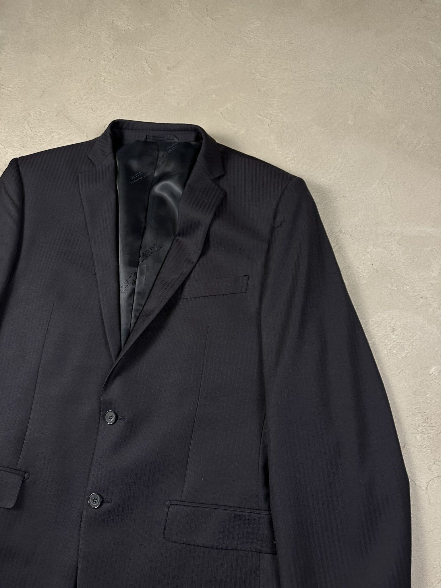 Balmain Vintage Balmain Paris Wool Slim Fit Blazer Size 54R - 7 Thumbnail