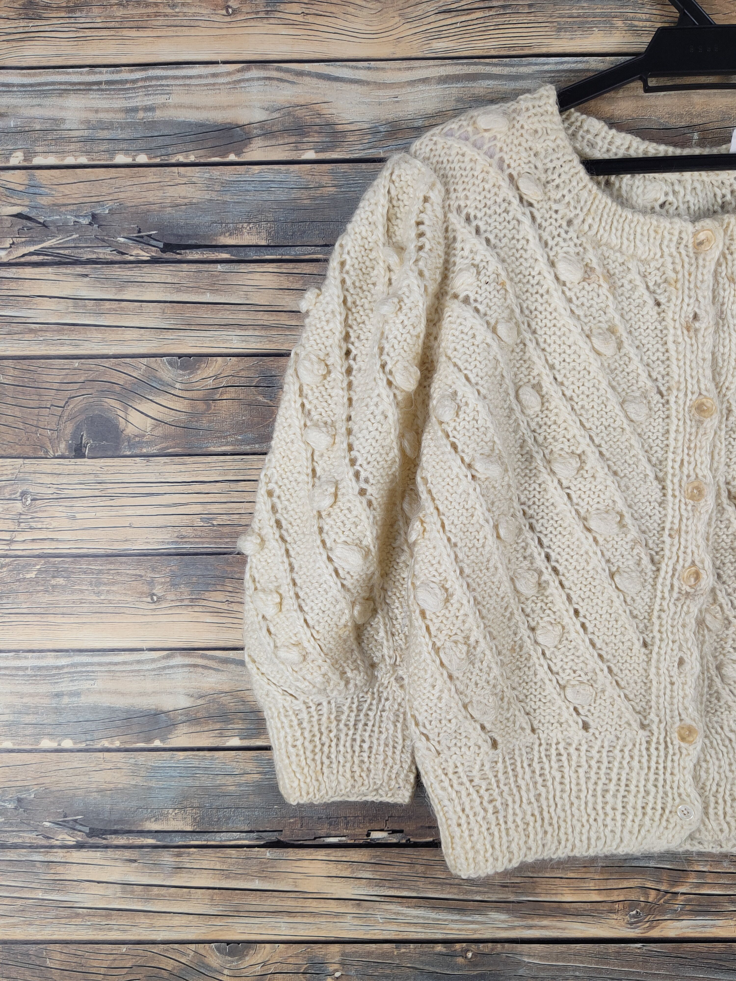 Japanese Brand Japan vintage Yellow Knitwear Cardigan #W1676 Size XS / US 0-2 / IT 36-38 - 3 Thumbnail