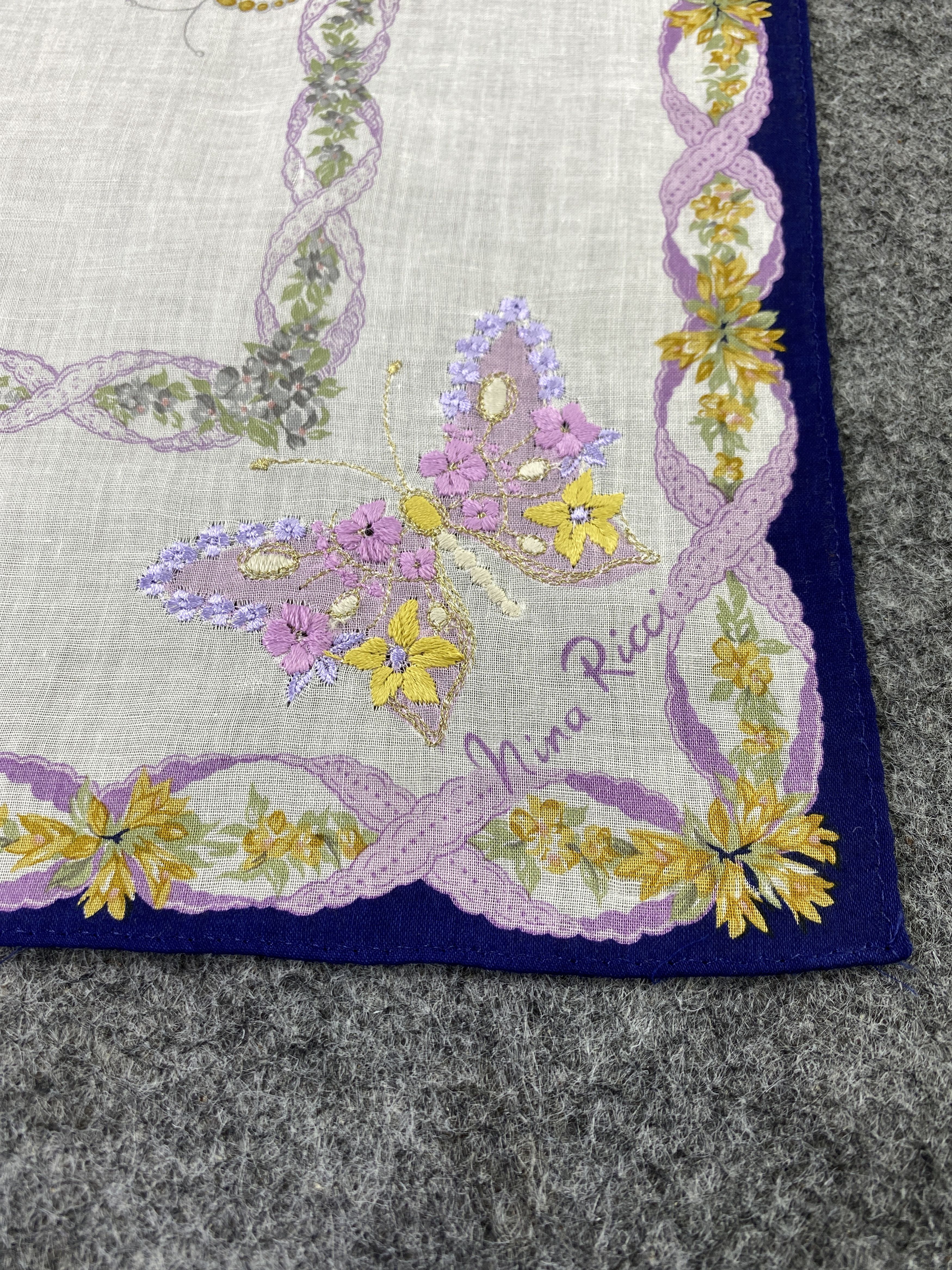 Nina Ricci Nina Ricci Handkerchief / Bandana / Neckerchief-B453 Size ONE SIZE - 5 Thumbnail