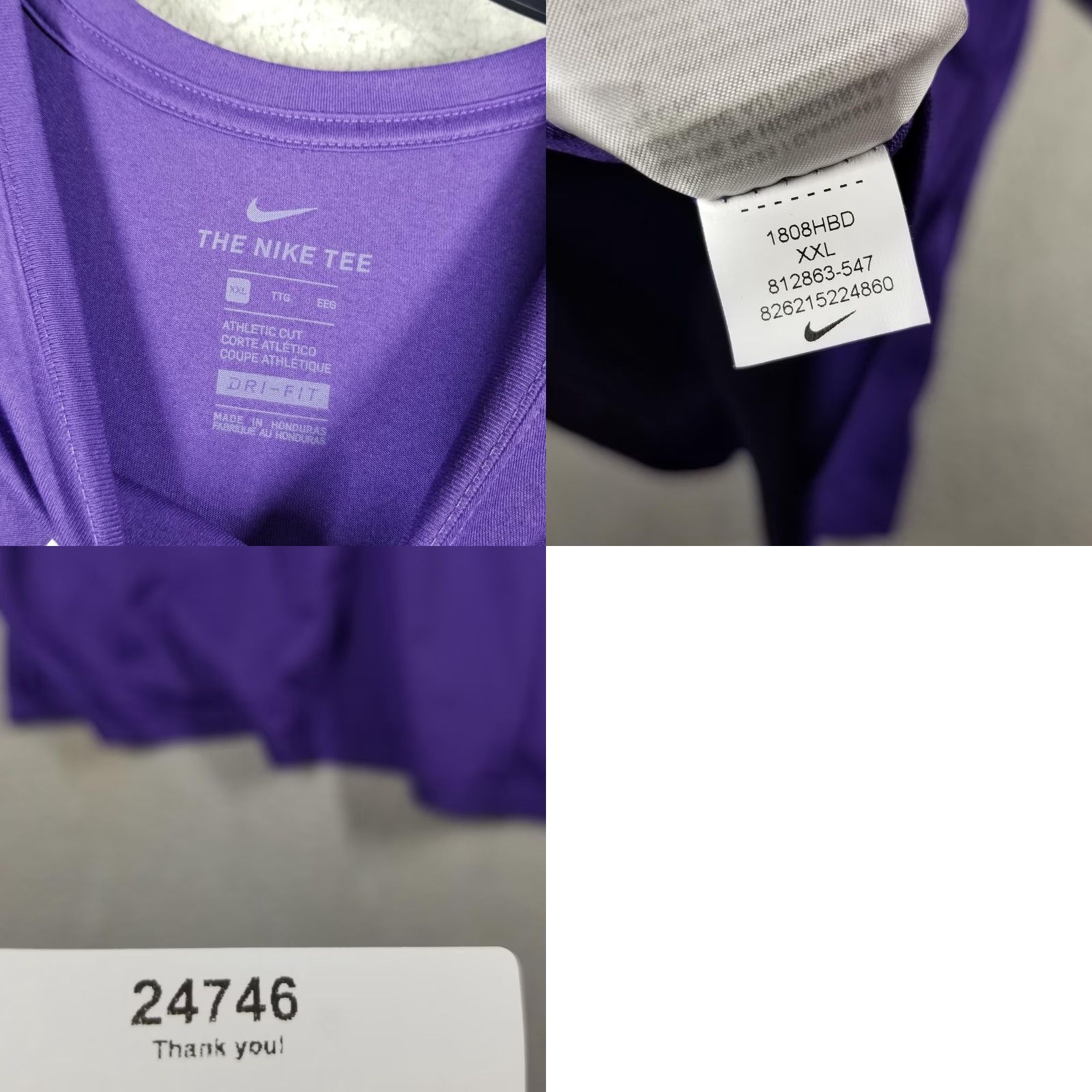 Nike Nike Shirt Mens 2XL Purple Limited Employee Issue The Van Swoosh RARE NWOT Size US XXL / EU 58 / 5 - 8 Thumbnail