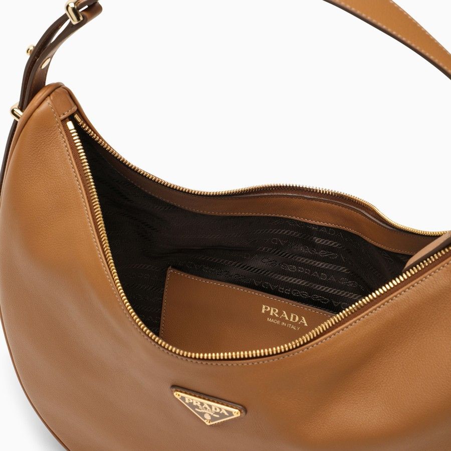 Prada o1d2blof0924 Size : OS / Leather Shoulder Bag In Brown Size ONE SIZE - 4 Thumbnail