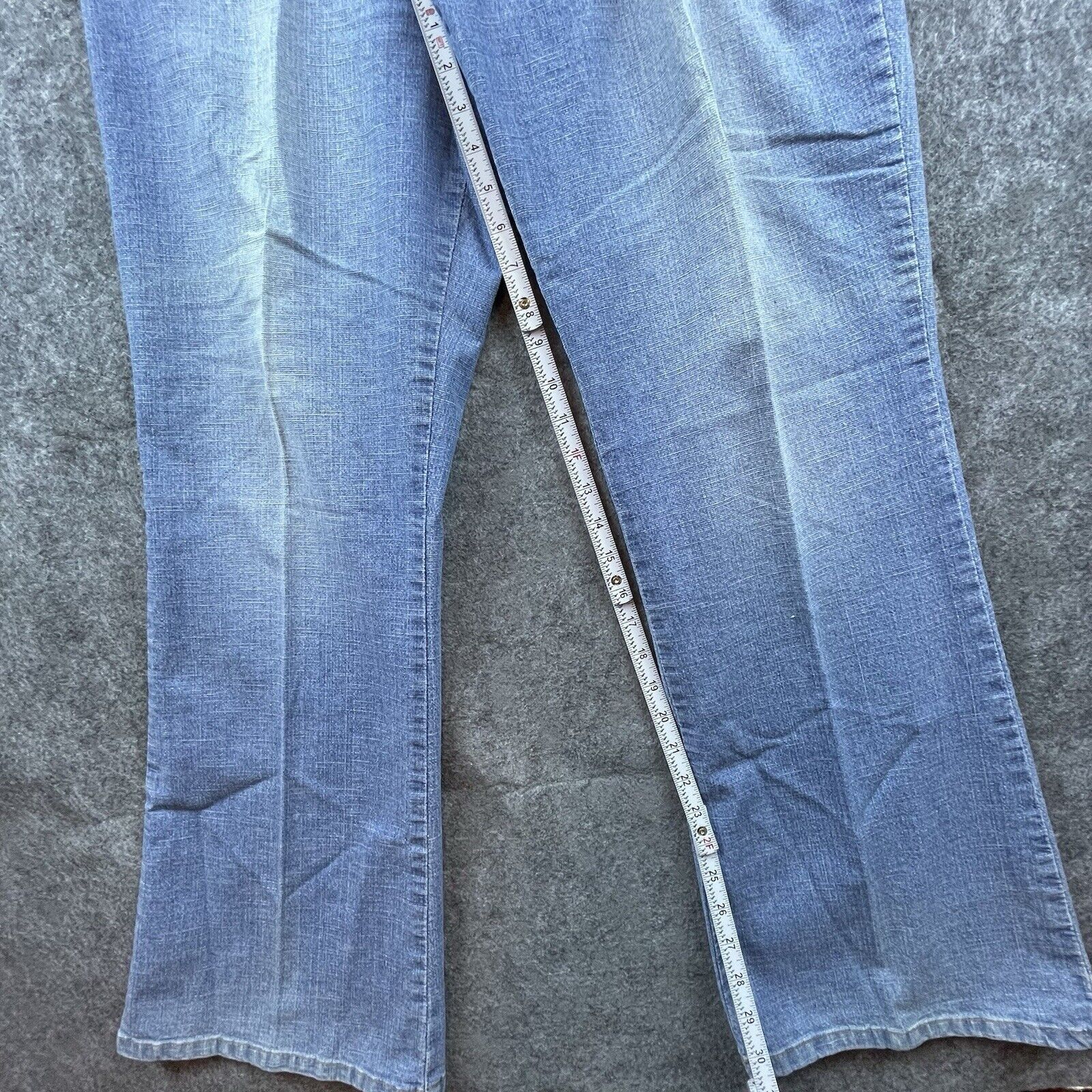 Judy Blue Vintage Judy Blue Jeans Women 15 Boot Straight Flap Distress Size 35" - 8 Thumbnail
