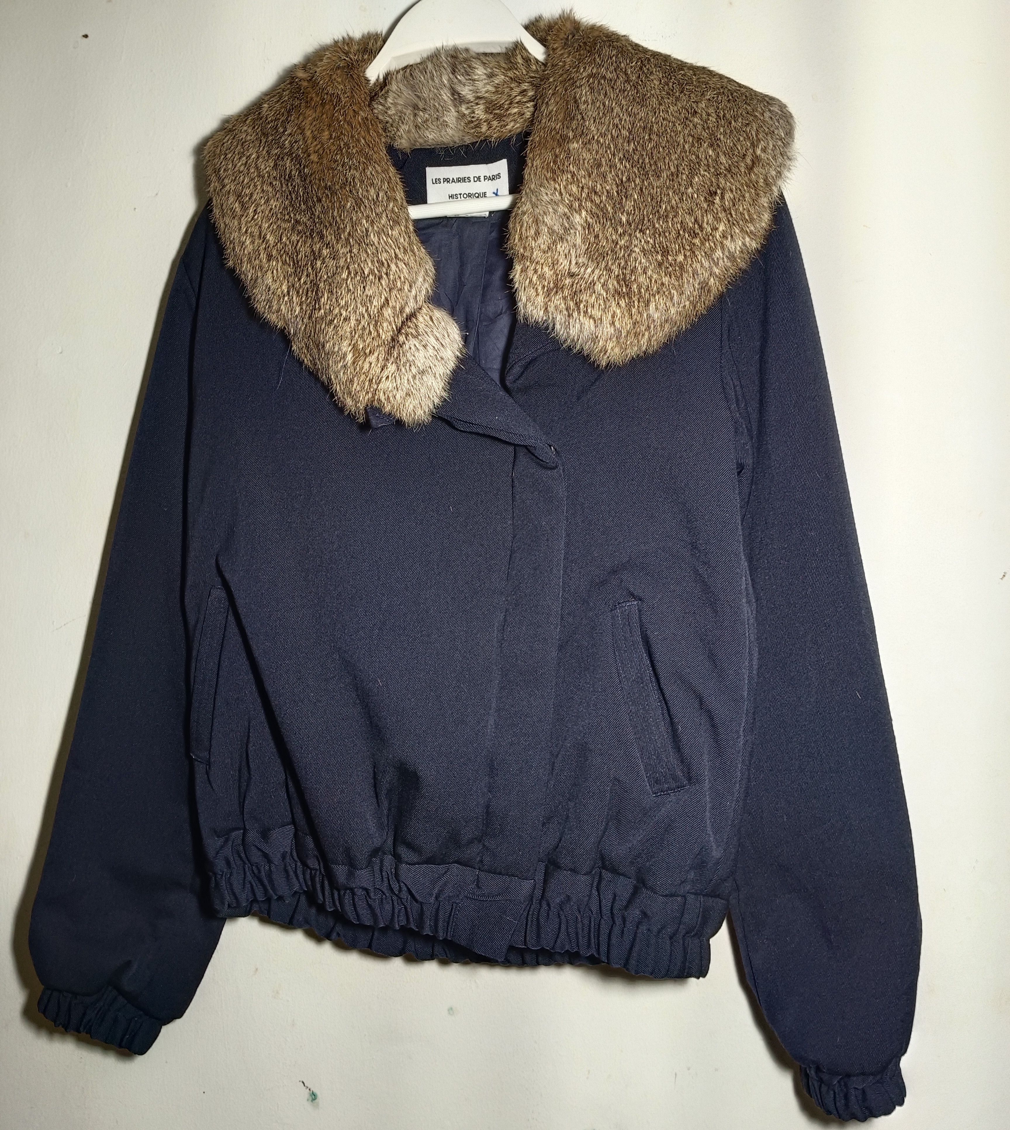 14th Addiction Fur Rabbit Les Prairies de Paris Jacket Coat Size US S / EU 44-46 / 1 - 5 Thumbnail