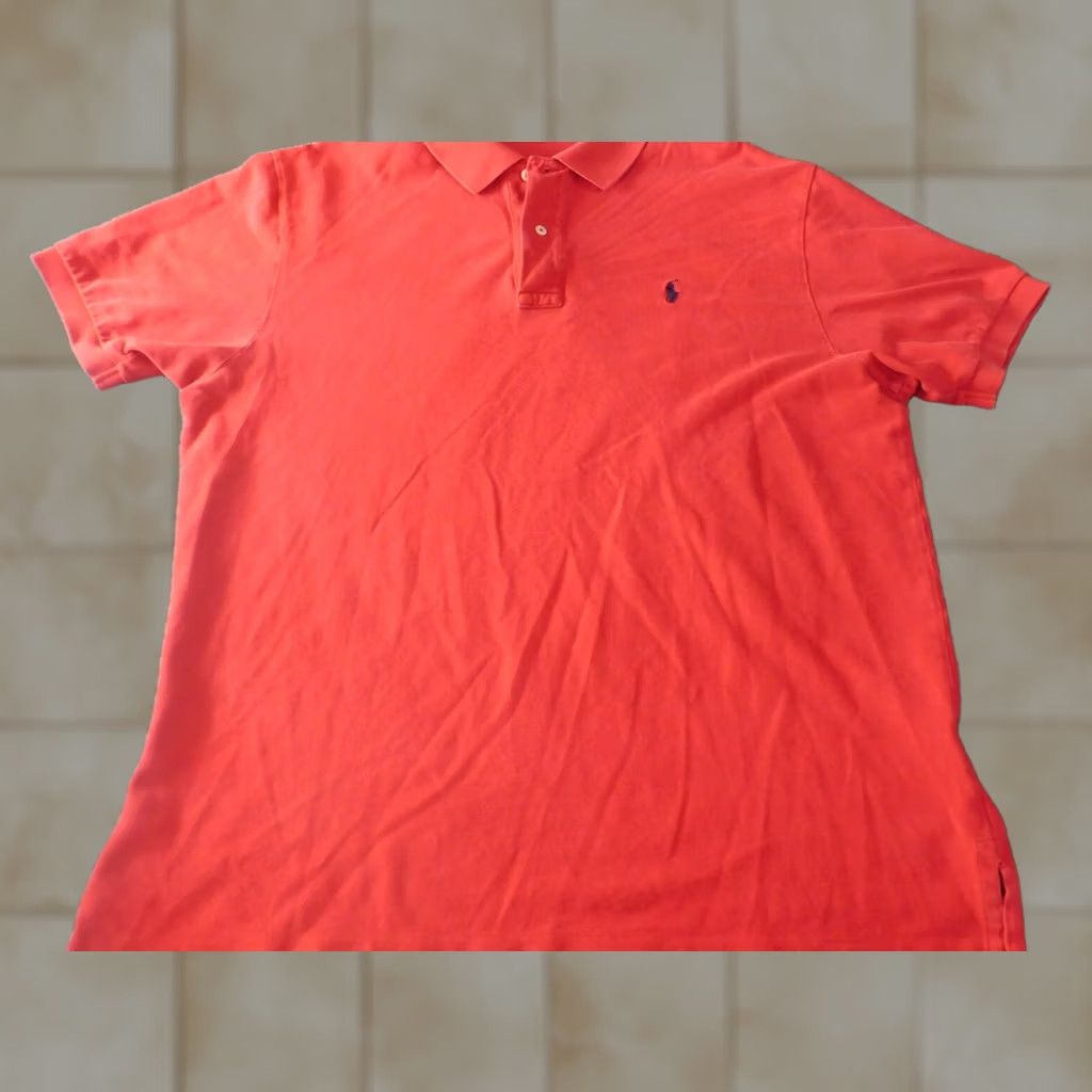 Polo Ralph Lauren Polo Ralph Lauren Polo Shirt Mens XL Red Logo Classic Pony Casual Size US XL / EU 56 / 4 - 1 Thumbnail