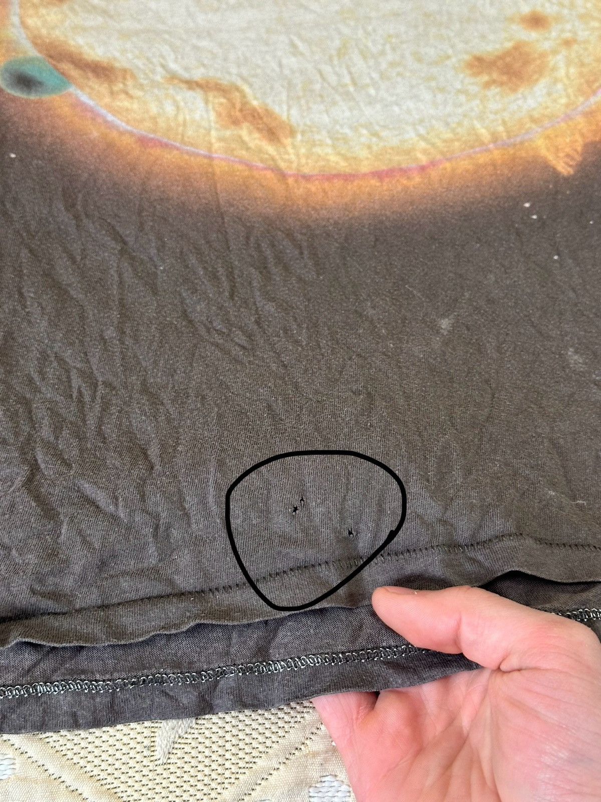 Paul Smith 🔥 Paul Smith Single Fin Japan Sun Space Art Y2K T Shirt Rare Size US XL / EU 56 / 4 - 4 Thumbnail