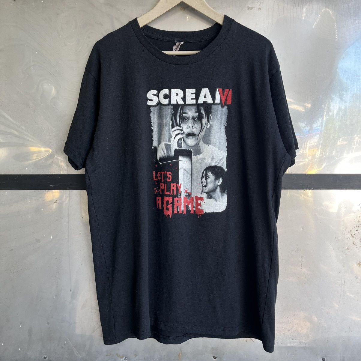 Expert Horror Scream IV 2023 Let’s Play Game Jenna Ortega Horror Movie Tee Size US XL / EU 56 / 4 - 2 Thumbnail