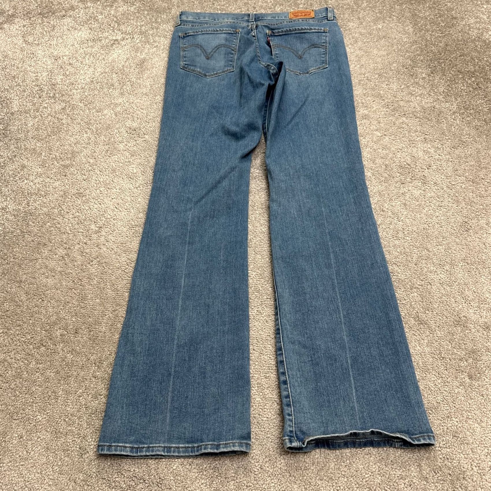 Levi's Levi's Classic Bootcut Jeans Womens Blue Medium Wash High Rise Stretch Size 28" / US 6 / IT 42 - 2 Thumbnail