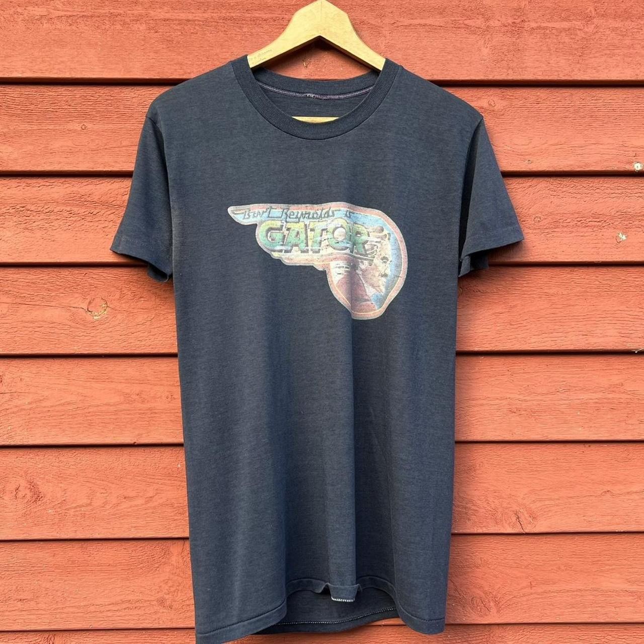 Vintage Vintage 70s Burt Reynolds Gator Movie T-Shirt Size US S / EU 44-46 / 1 - 1 Thumbnail