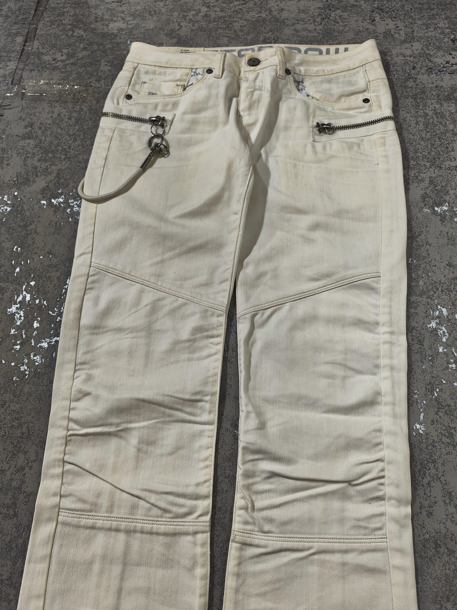 G-Star gstar avantgarde moto straight lowrise biker jeans Size 30" / US 8 / IT 44 - 10 Thumbnail