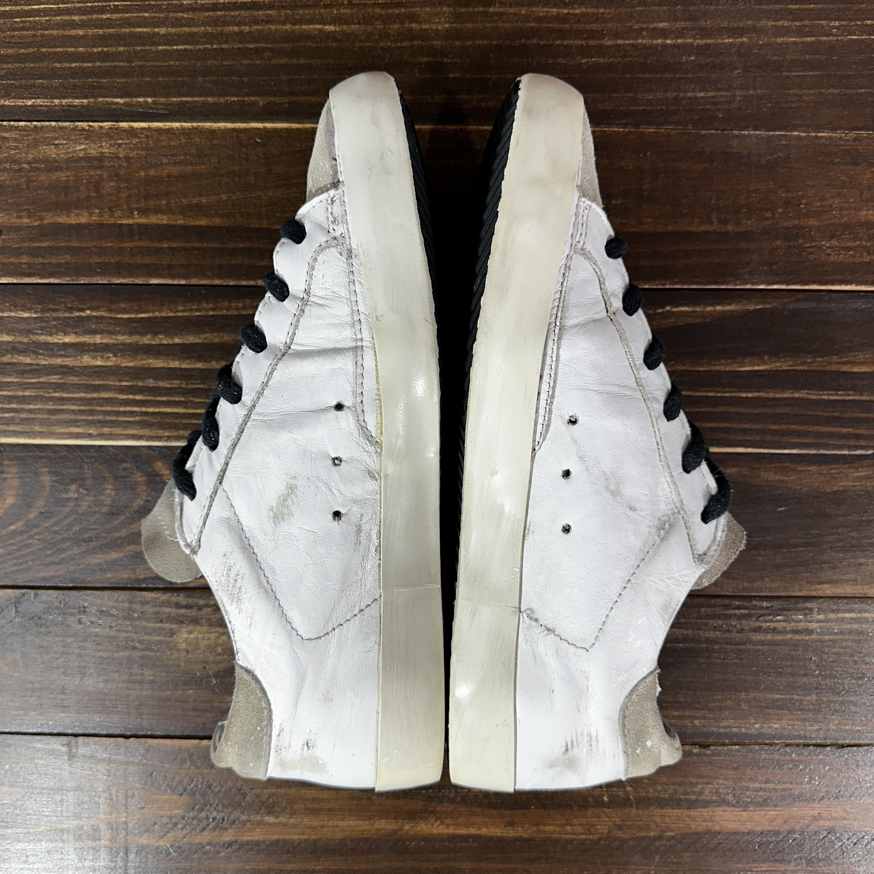 Golden Goose GOLDEN GOOSE Superstar NOBU LTD ED Leather Sneakers In Paint Size US 9 / IT 39 - 24 Thumbnail