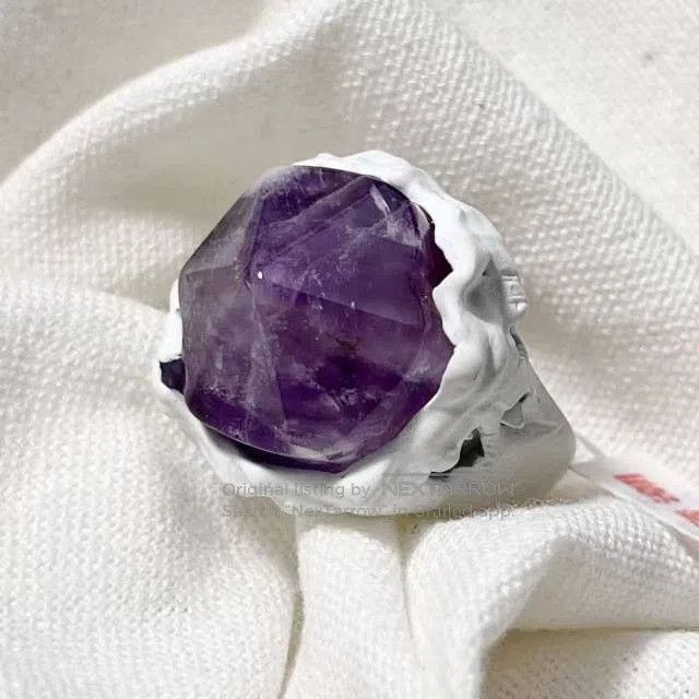 Dior Dior x Daniel Arsham Cracked Amethyst Ring. Size ONE SIZE - 1 Thumbnail