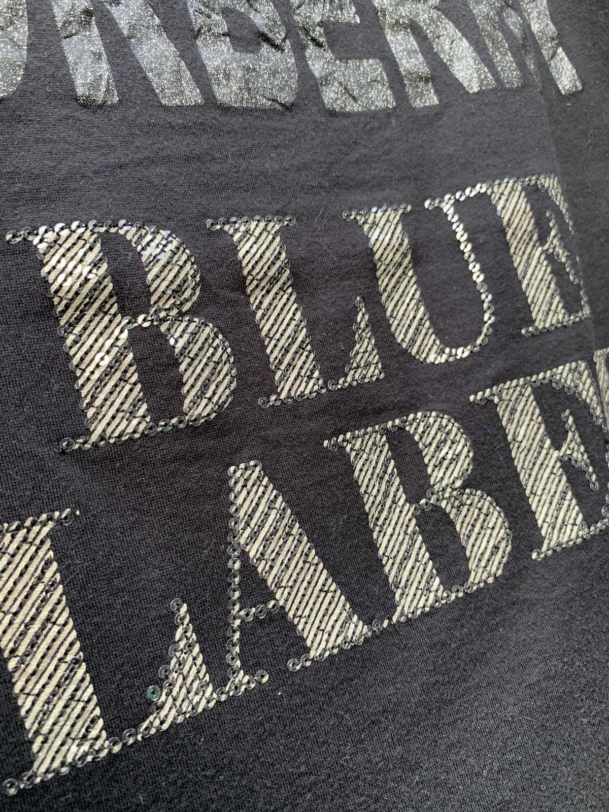 Burberry Vintage Burberry London Blue Label Sequin Top Tee Black Size M / US 6-8 / IT 42-44 - 5 Thumbnail