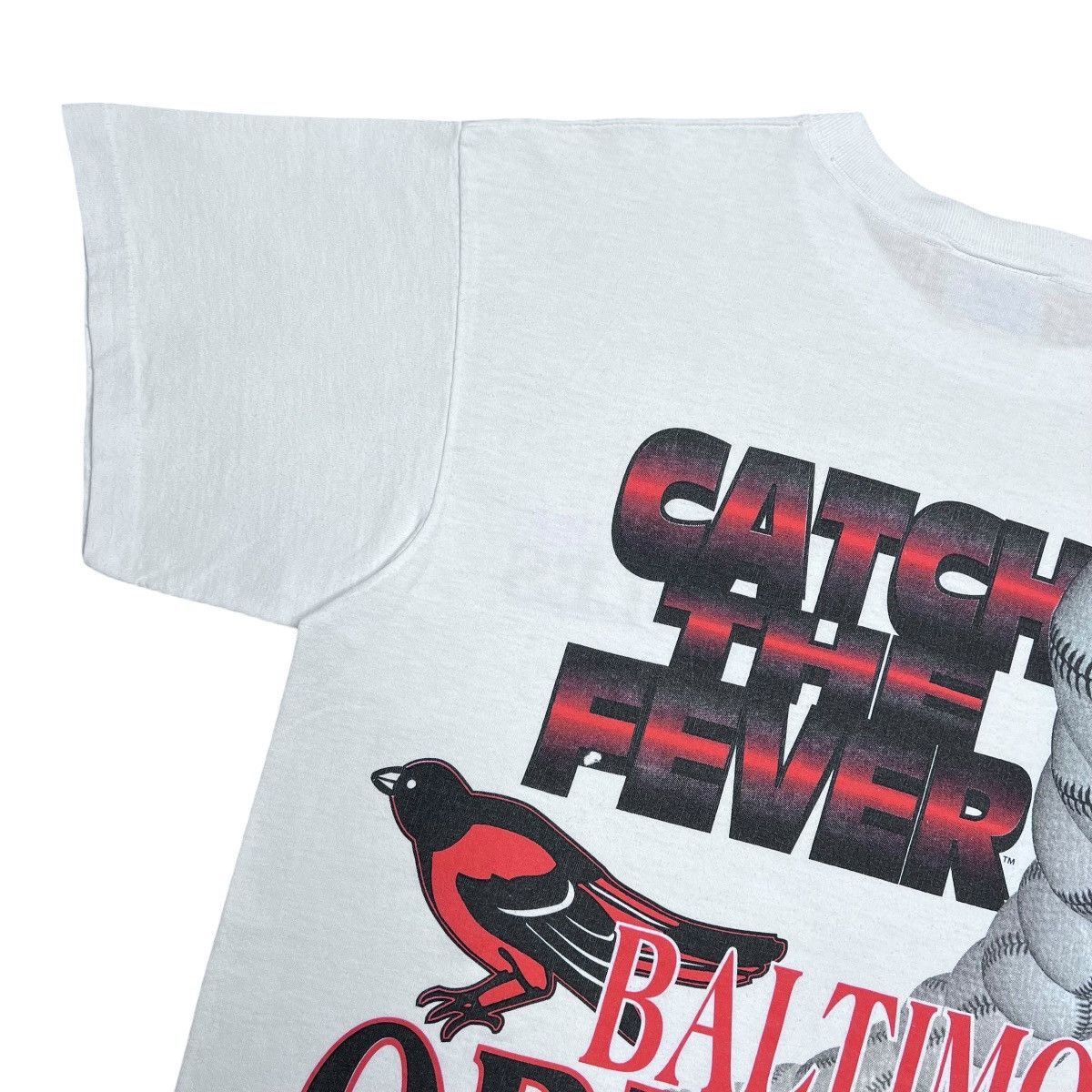 The Game 1994 MLB Baltimore Orioles Catch The Fever The Game T-Shirt Size US M / EU 48-50 / 2 - 12 Thumbnail