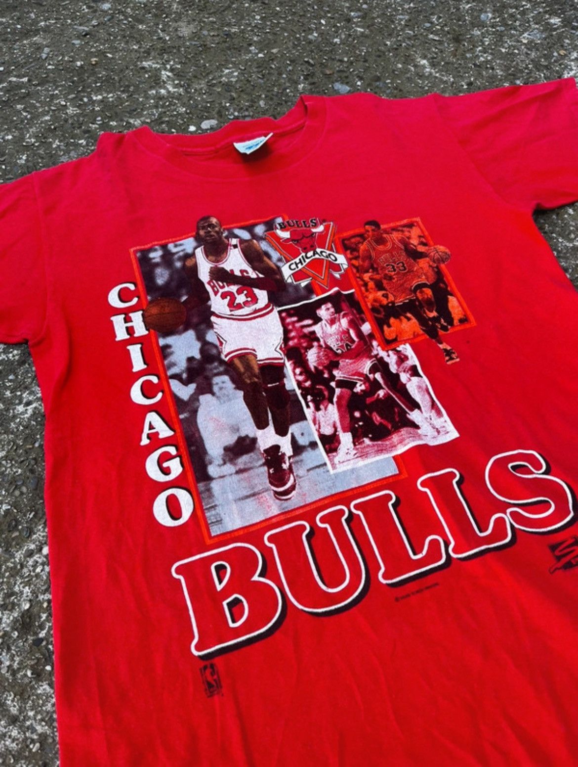 NBA × Vintage Vintage 1990 Salem Chicago Bulls Michael Jordan T Shirt Size US M / EU 48-50 / 2 - 2 Thumbnail