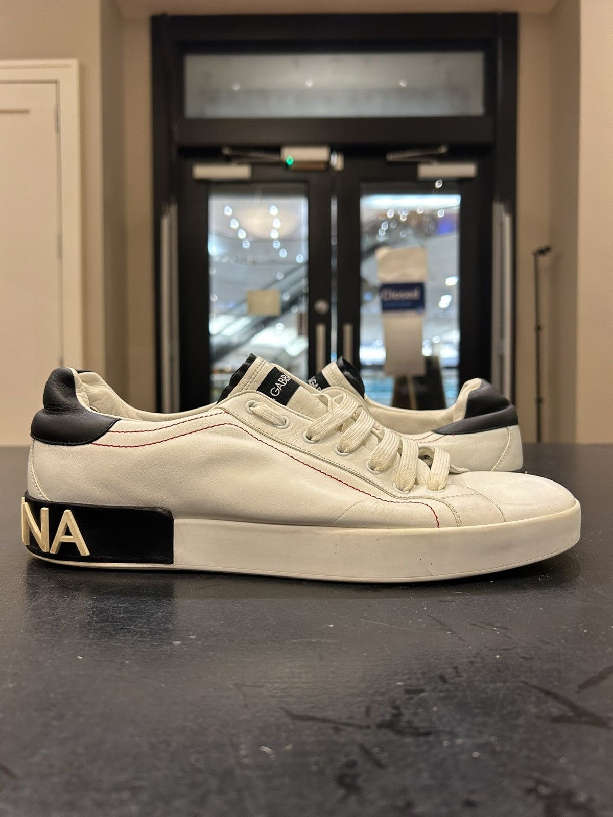 Dolce & Gabbana Dolce & Gabbana Portofino Sneaker - White Size US 11 / EU 44 - 2 Thumbnail