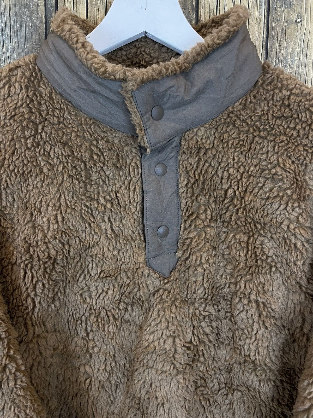 Japanese Brand × Vintage × White Mountaineering 🔥 Uniqlo brown Mohair Fleece 🔥 Size US M / EU 48-50 / 2 - 4 Thumbnail
