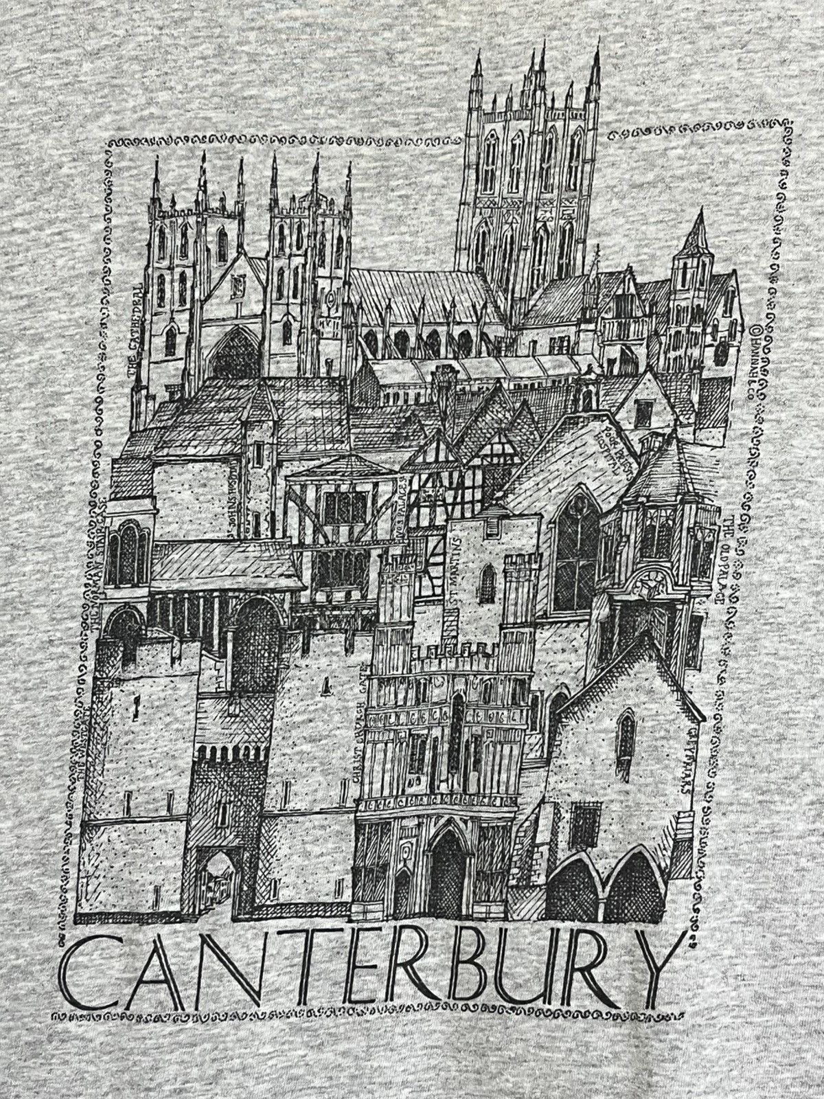 Vintage VINTAGE 80s CANTERBURY BY HANNAH & CO TEE SHIRT Size US L / EU 52-54 / 3 - 3 Thumbnail